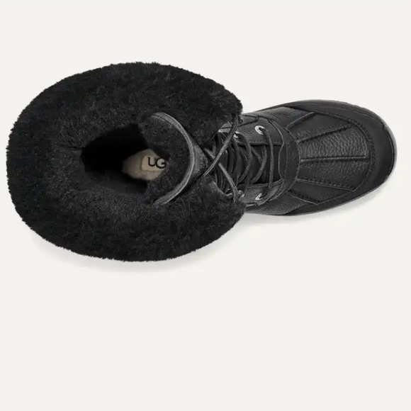 NIB UGG Adirondack III Tall Boot - black- women’s 9 - Picture 6 of 10